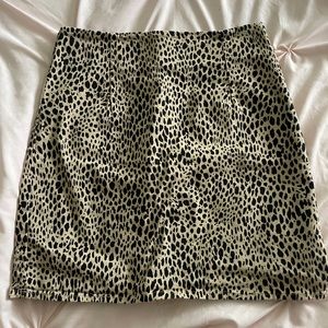 Rare Brandy Melville Cheetah Print Miniskirt